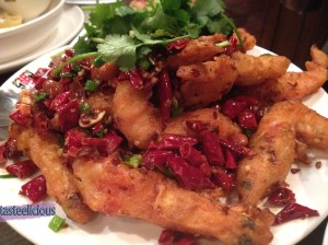 Deep fried Soft Shell Prawn with Chilli